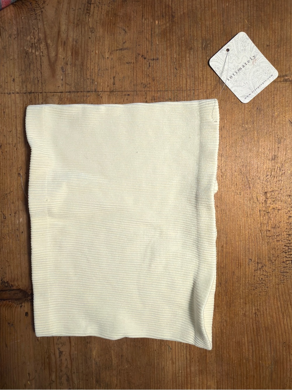 Free people tube top ivory cream new xs s
